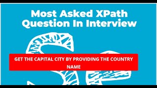 Most Asked XPath Interview Question Get the Value by providing Dynamic Key Asked in Oracle EPAM [upl. by Ameen465]