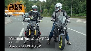 Modified Yamaha MT10 VS MT10 SP [upl. by Nelag581]