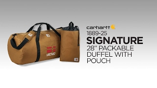 188925 Carhartt® Foundations 28quot Packable Duffel w Pouch [upl. by Graeme]