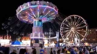 Allentown Fair rides  August 30 2013 [upl. by Yelrebmyk64]