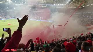 Pyro auf Schalke  Schalke 04 – Fortuna Düsseldorf  02032019 F95 [upl. by Nuawed952]