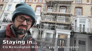 Staying in The CG Kensington Hotel in Kensington London [upl. by Keli]