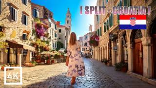 A Mesmerizing Walk in Splits Old Town Croatia I 4K 60FPS Tour [upl. by Sholes598]