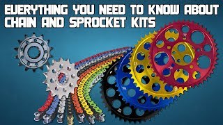 Everything You Need To Know About Chain And Sprocket Kits from Sportbiketrackgearcom [upl. by Eriha]