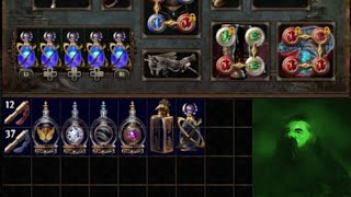 Path of Exile NoMTX Luck Build 6 Progenesis Flasks In 30 Uber Mavens [upl. by Nevin]