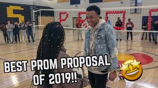 THE BEST PROM PROPOSAL EVER SHE SAID YES [upl. by Aduhey]