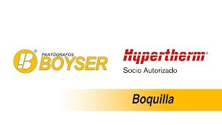 Cuando cambiar la boquilla en una fuente de plasma Powermax de Hypertherm [upl. by Everara]