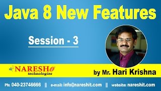 Java 8 New Features  Session3  Overview on Java 8 Features  Java 8 New Features with Examples [upl. by Refinnaej197]