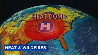 Heat dome brings potentially historic temperatures to most of the nation [upl. by Zerimar]