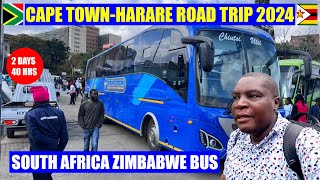 CAPE TOWN HARARE ZIMBABWE ROAD TRIP 2024 🇿🇦🇿🇼 [upl. by Gerrit626]