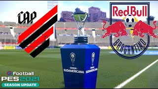 Athletico Paranaense vs Bragantino  Final Copa Sudamericana  Pes 2021 [upl. by Ohploda]