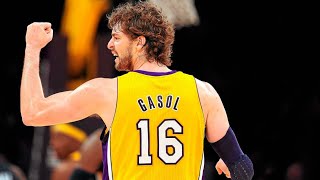 High Quality Pau Gasol Clips for Edits 4K [upl. by Ayiotal]