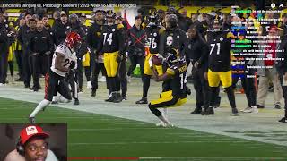 JuJuReacts To Cincinnati Bengals vs Pittsburgh Steelers  2023 Week 16 Game Highlights [upl. by Benisch]