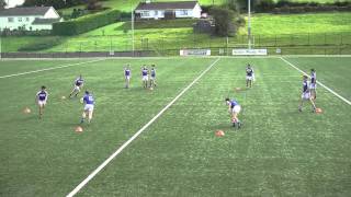 Gaelic Football handpass drill 10 [upl. by Rimisac]