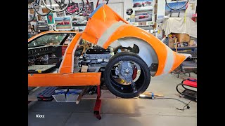 RCR GT40 Build Ep 20 Mounting The Rear Clam [upl. by Naellij]