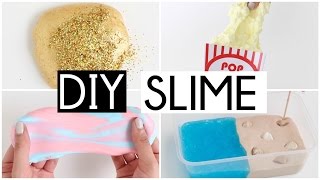 4 AMAZING DIY VIRAL SLIME IDEAS [upl. by Naitsirk]