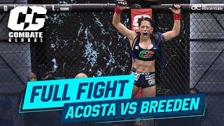 Fast and Brutal TKO Breeden vs Acosta [upl. by Nellac852]