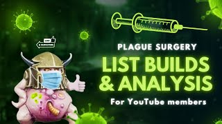 Death Guard List Analysis  The Plague Surgery  The Disgustingly Resilient Podcast [upl. by Diao]