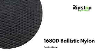 1680 Ballistic Nylon  Fabric Demo Video [upl. by Rabassa]