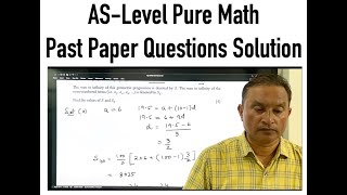 Sequence amp series  Pure Mathematics P1 0970912ON23 SAT PREP More solutions in descriptionQ8 [upl. by Euginimod]