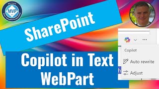 Copilot in SharePoint Pages – Text Webpart [upl. by Adnil]