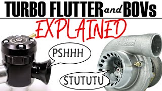 TURBO FLUTTER and BLOW OFF VALVES explained in DETAIL  BOOST SCHOOL 8 [upl. by Farmer]