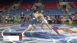 160 Lbs Round Of 128  Caden Frix Idaho Vs Toby Abbott Indiana 201c [upl. by Durham482]