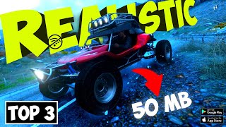 Top 3 Realistic Car Racing Games For Lowend Devices 2023 😳📲🔥  Under 50MB  Offline  Malayalam [upl. by Holman]