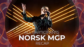 Norsk Melodi Grand Prix 2023 Norway  All Participants  RECAP [upl. by Acemahs]