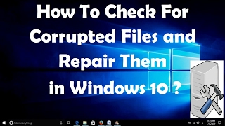 How To Check For Corrupted Files and Repair Them in Windows 10  Simple Steps [upl. by Lonna950]