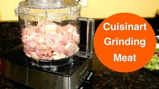 Cuisinart Food Processor Grinding Meat [upl. by Zorine649]