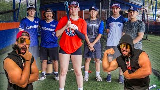 WE FOUND A BASEBALL GIRL IN COSTA RICA WITH GREAT SKILLS [upl. by Llewkcor]