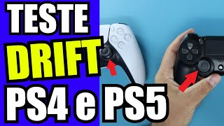 LIVRESE DA DÚVIDA VEJA AGORA SE SEU CONTROLE DE PS4 e PS5 TEM DRIFT [upl. by Tali803]