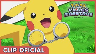 ¡Adiós Pikachu  Pokémon Liga Añil  Clip oficial [upl. by Claudian]