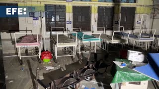 Vandalizan el hospital donde violaron y mataron a una médica en India en medio de protesta [upl. by Ngo612]