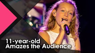 11yearold EmmaSophie Amazes the Audience with her INCREDIBLE Voice  Wendy Kokkelkoren [upl. by Htims]