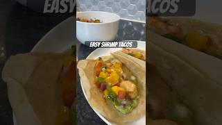 SHRIMP TACOS WITH MANGO SALSA  EASY SHRIMP TACO RECIPE [upl. by Htezil]