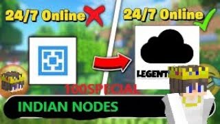 Best Free 247 Minecraft Server Hosting  INDIAN NODES FREE  LEGENT HOSTING [upl. by Valentin]