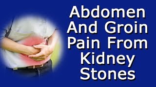 Abdomen And Groin Pain From Kidney Stones [upl. by Gilpin]