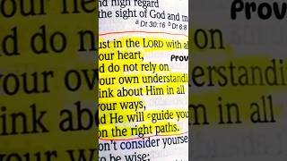 proverbs 3 verse 5 to 6 [upl. by Neerahs394]