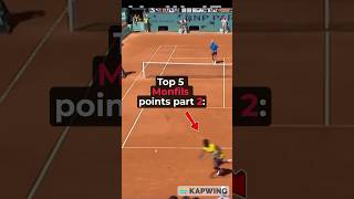 Monfils aura is insane  tennis sports aura monfils [upl. by Pierrepont]