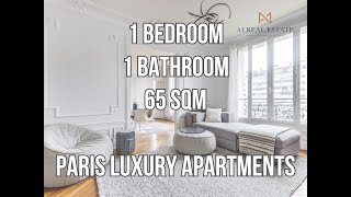 Apartment Tour in Paris  1 Bedroom for rent in Passy Trocadero  Life in Paris [upl. by Baalbeer]