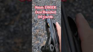 German 9mm Luger one handed shooting [upl. by Tompkins986]