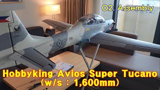 02 Avios Super Tucano WS1600mm  AssemblyBuild up [upl. by Horodko]