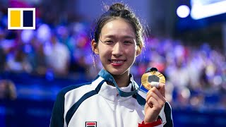 Vivian Kong wins Hong Kong’s 1st gold at Paris [upl. by Anecuza42]