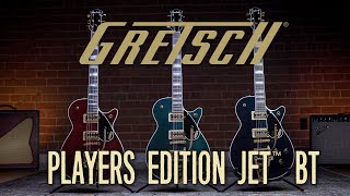 Gretsch G6228TG Players Edition Jet BT with Bigsby and Gold Hardware  Demo  Gretsch Guitars [upl. by Eicyak87]