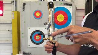 Olympic recurve sight alignment [upl. by Still]