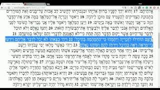 Gospel of Luke in Hebrew  Chapter 1  הבּשורה על־פי לוקס פרק א [upl. by Atsyrhc]