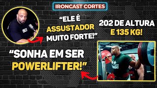 BALESTRIN FALA COMO FOI O TREINO COM ATLETA “BITELO”  IRONCAST CORTES [upl. by Mauricio]