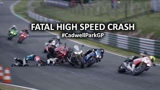 CADWELL PARK GP FATAL HIGH SPEED CRASH [upl. by Viviyan]